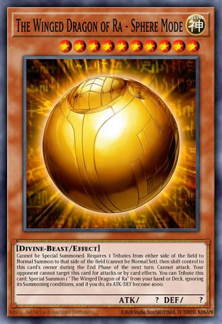 The Winged Dragon of Ra - Sphere Mode - Yu-Gi-Oh! Card Database ...