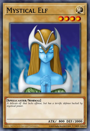MYSTICAL ELF Protector #095 rare Yugioh Dice Masters card #95/120 Yu-Gi-Oh 