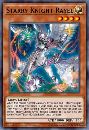 Starry Knight Rayel - Yu-Gi-Oh! Card Database - YGOPRODeck