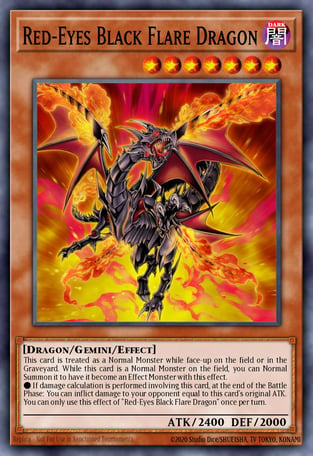 Red-eyes Black Flare Dragon - Yu-gi-oh! Card Database - Ygoprodeck