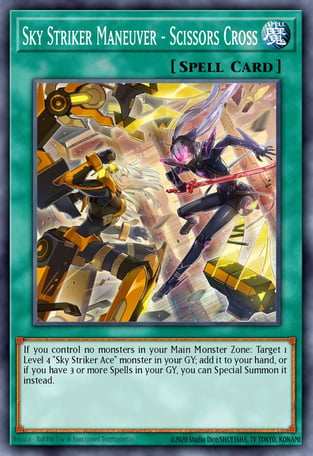 Sky Striker Maneuver - Scissors Cross - Yu-Gi-Oh! Card Database ...