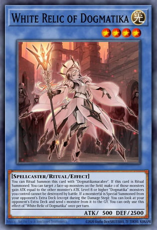 White Relic of Dogmatika - Yu-Gi-Oh! Card Database - YGOPRODeck