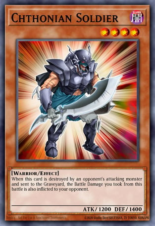 Chthonian Soldier - Yu-gi-oh! Card Database - Ygoprodeck