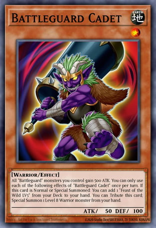 Battleguard Cadet - Yu-Gi-Oh! Card Database - YGOPRODeck