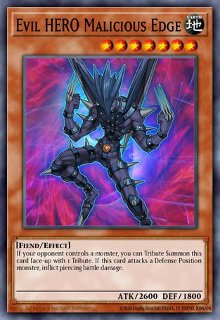 Evil Hero Malicious Edge - Yu-gi-oh! Card Database - Ygoprodeck