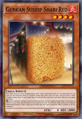 Gunkan Suship Shari Red