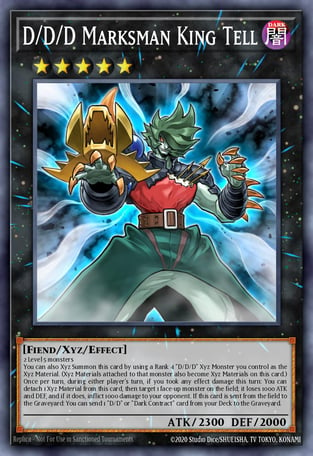 D D D Marksman King Tell Yu Gi Oh Card Database Ygoprodeck