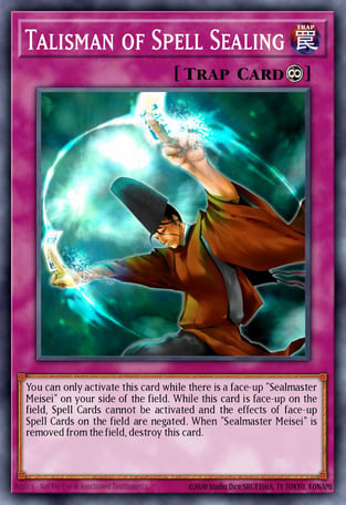 Talisman of Spell Sealing - Yu-Gi-Oh! Card Database - YGOPRODeck