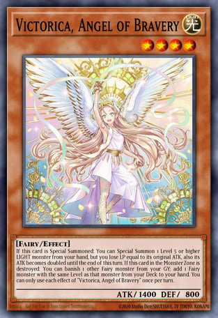 Victorica, Angel of Bravery - Yu-Gi-Oh! Card Database - YGOPRODeck