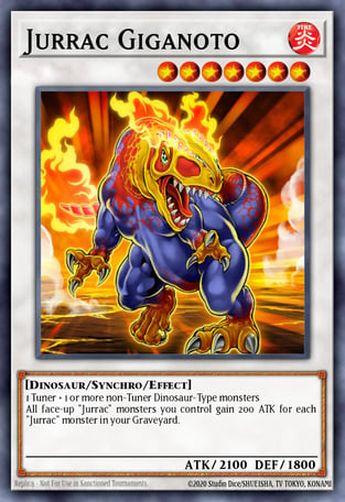 Jurrac Giganoto - Yu-Gi-Oh! Card Database - YGOPRODeck