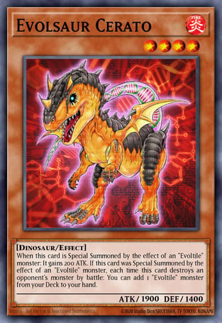 Evolsaur Cerato - Yu-Gi-Oh! Card Database - YGOPRODeck