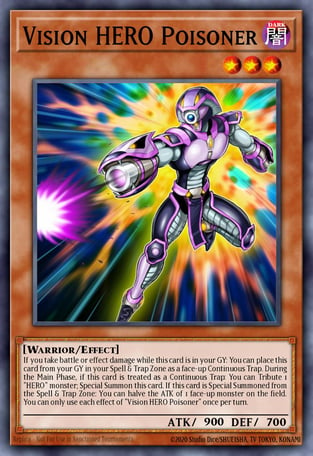 Vision Hero Poisoner - Yu-gi-oh! Card Database - Ygoprodeck