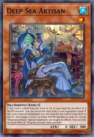 Deep Sea Artisan - Yu-Gi-Oh! Card Database - YGOPRODeck