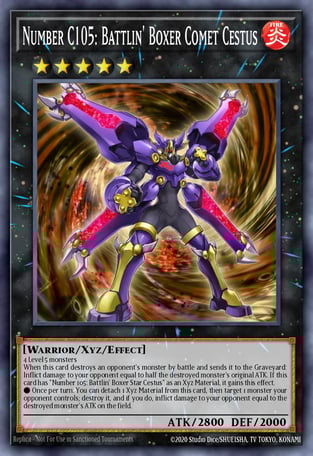 Number C105: Battlin' Boxer Comet Cestus