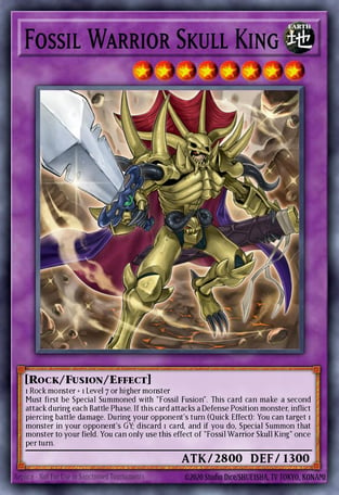 Fossil Warrior Skull King - Yu-Gi-Oh! Card Database - YGOPRODeck