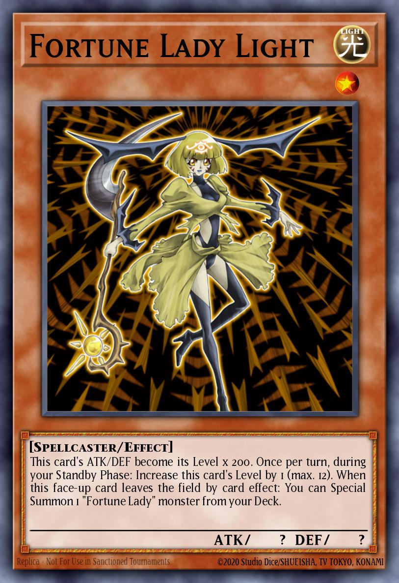 Fortune Lady Light was originally one of the only cards in the deck to actually synergise with Future Visions.