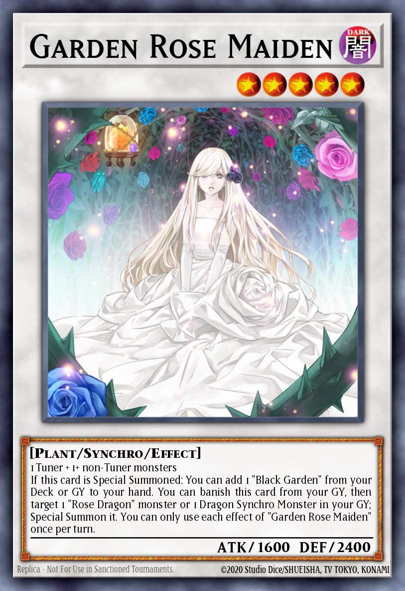 Garden Rose Maiden Card Information Yu Gi Oh Database