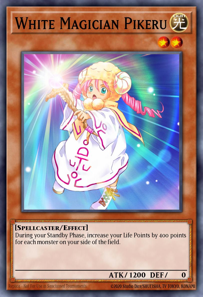 White Magician Pikeru is one of the cutest yugioh cards