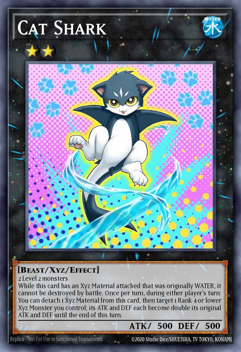 Cat Shark is one of the cutest yugioh cards