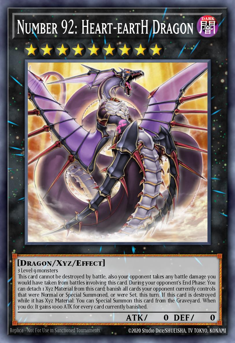 Number 92: Heart-eartH Dragon - Card Information | Yu-Gi-Oh! Database