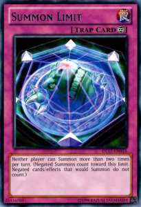 The Trinity Summon Limit is like the actual card, Summon limit