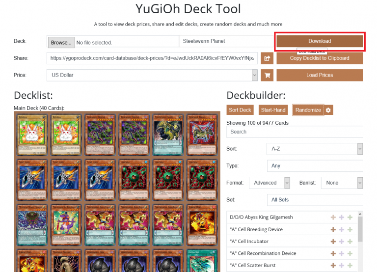 ygopro core version v1.034.4 downloading new decks for ai