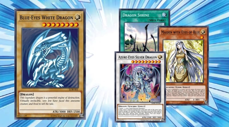Yugioh Saga of Blue-Eyes White Dragon Theme Deck LOOSE For Card Game TCG CCG