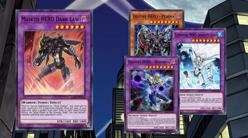 yugioh card guide legendary hero decks