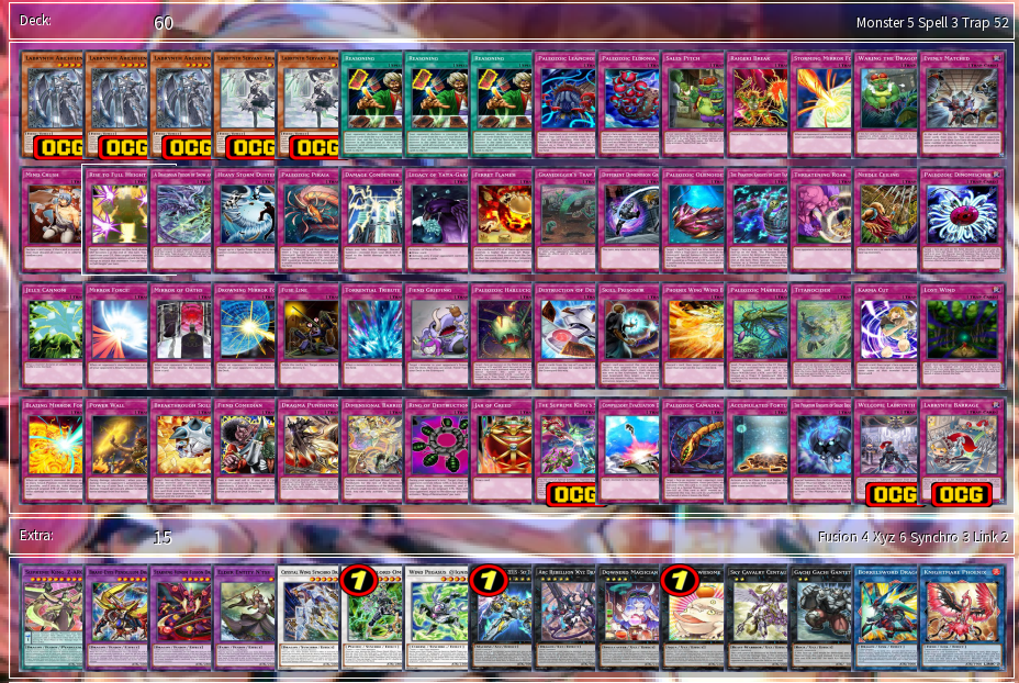 Deck Introduction Lost in Labrynth YGOPRODeck